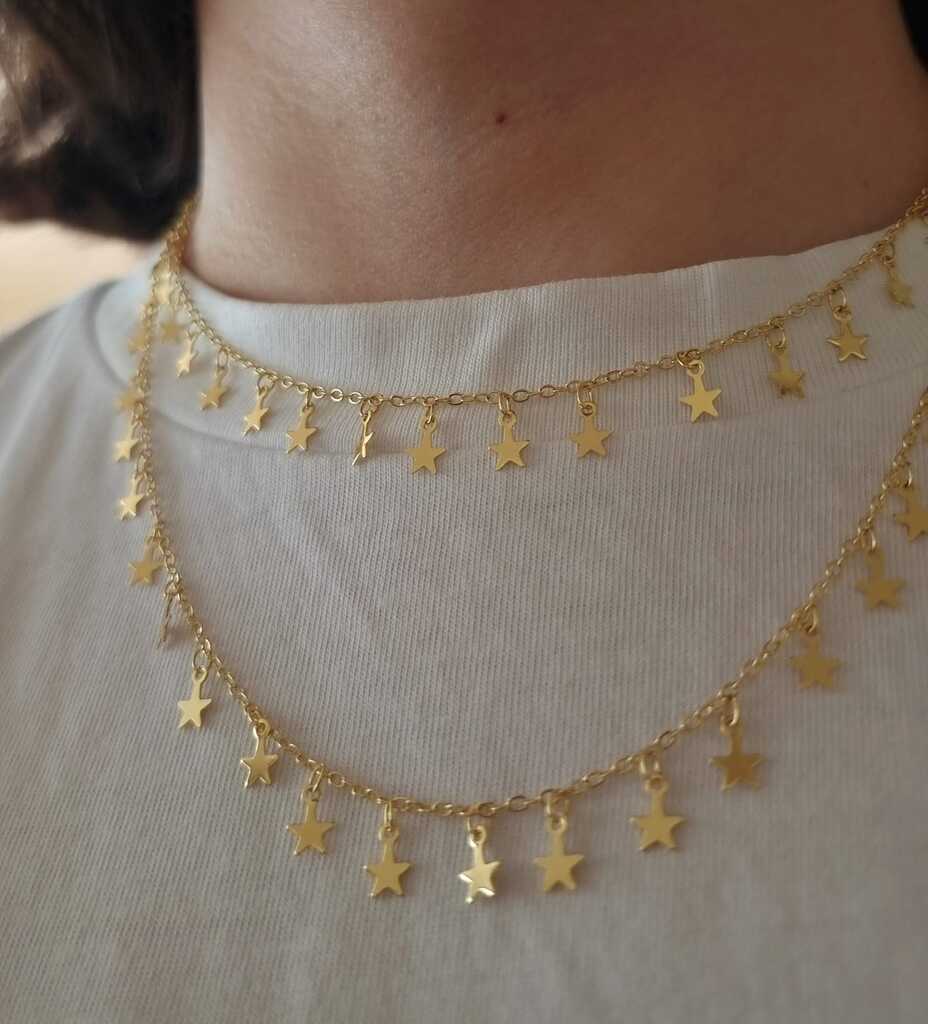 COLLAR DOBLE DE ESTRELLAS
