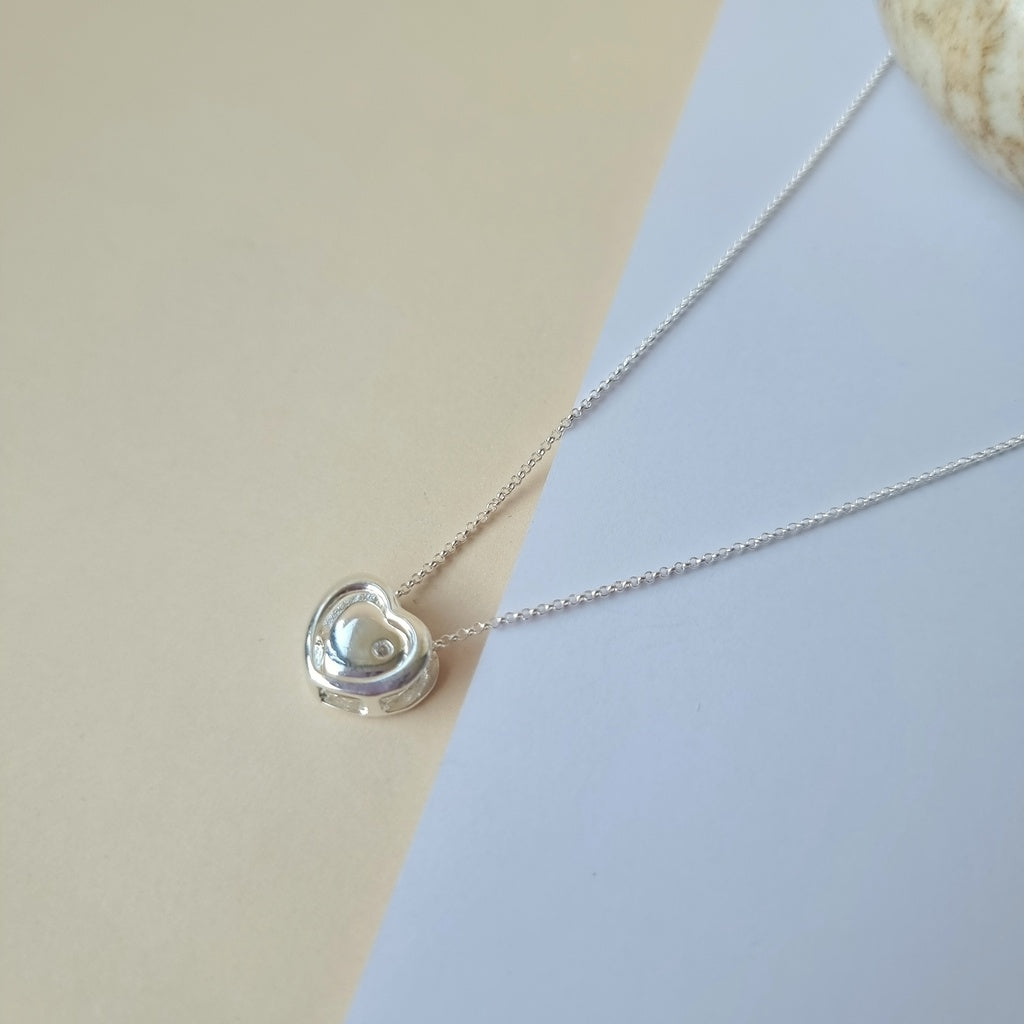 COLLAR CORAZÓN AMOR - Magnolia Joyas