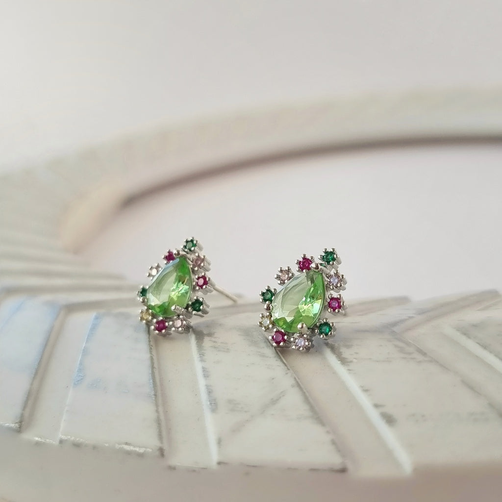 AROS GOTITA PLATA - Magnolia Joyas