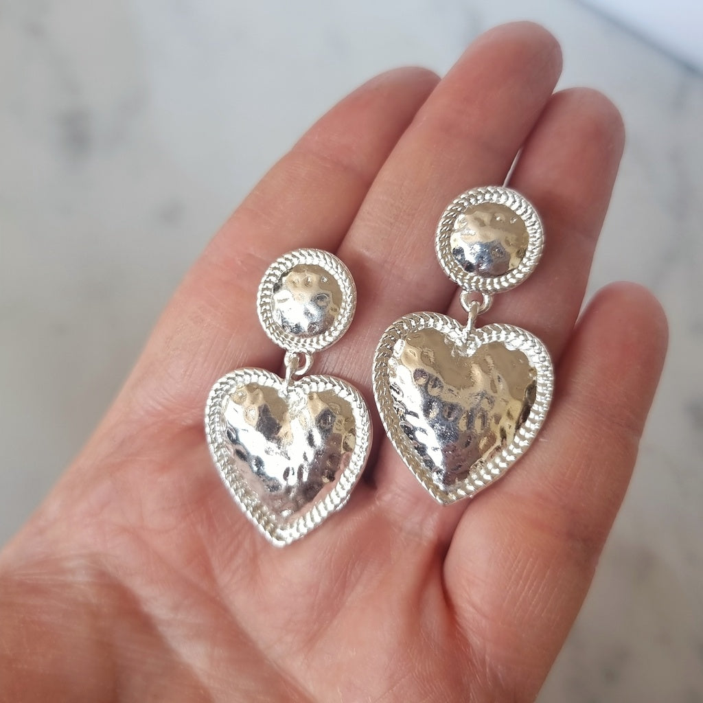 AROS CORAZÓN - Magnolia Joyas