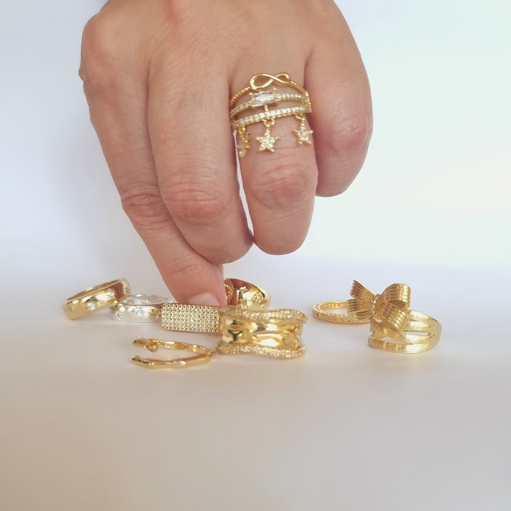 ANILLO INFINITY STARS - Magnolia Joyas