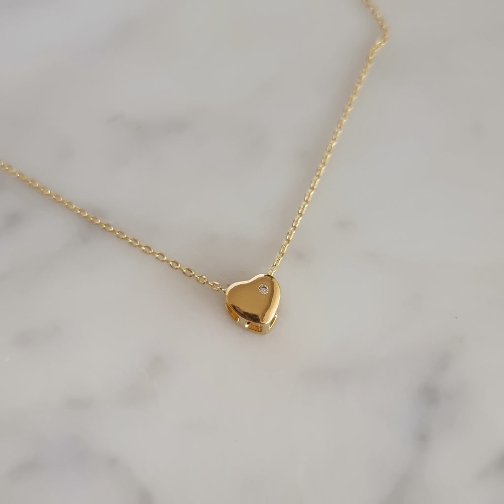 COLLAR CORAZÓN AMOR - Magnolia Joyas