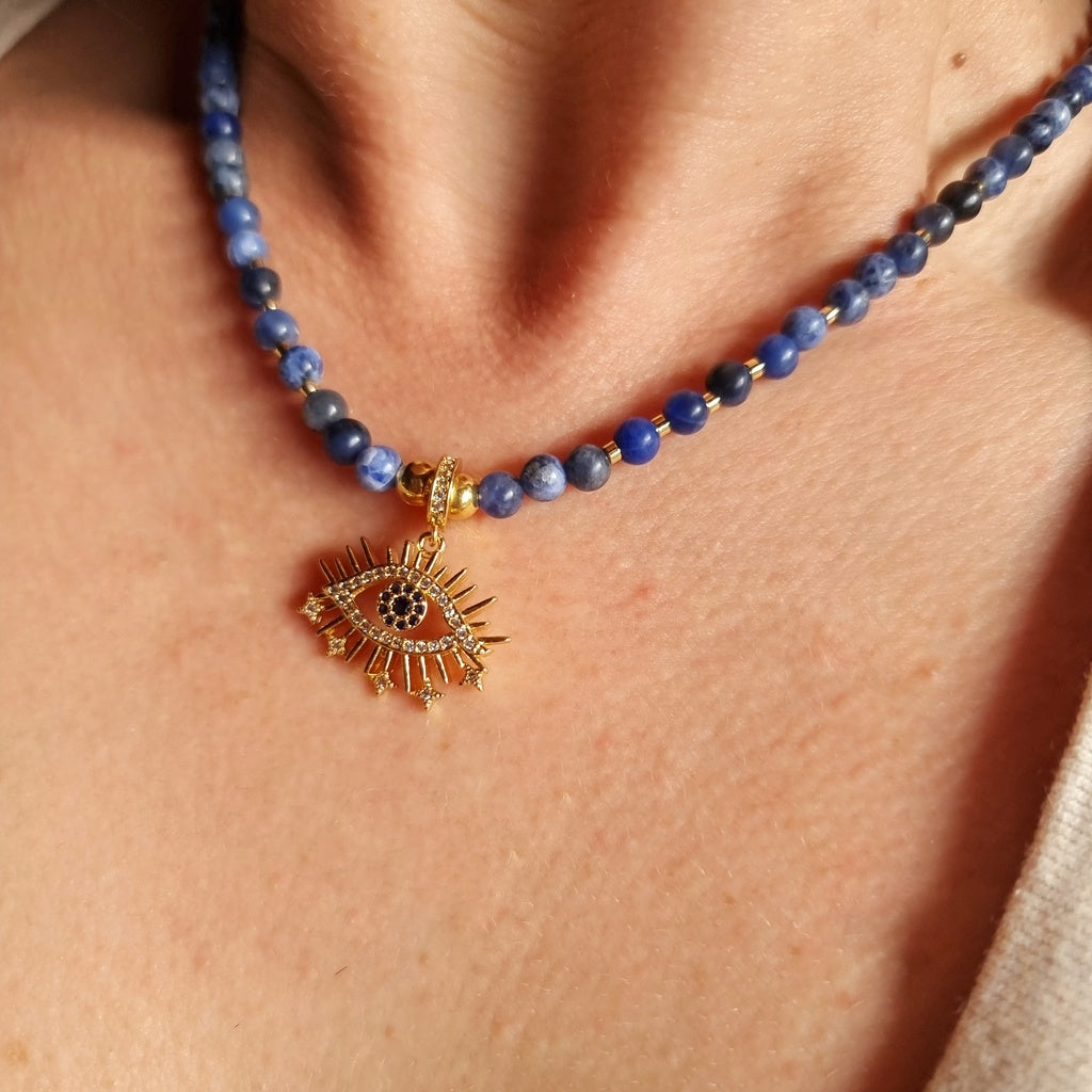 COLLAR SODALITA - Magnolia Joyas