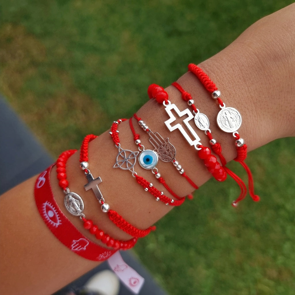 PULSERA PROTECCIÓN VIRGEN DE LOS RAYOS - Magnolia Joyas