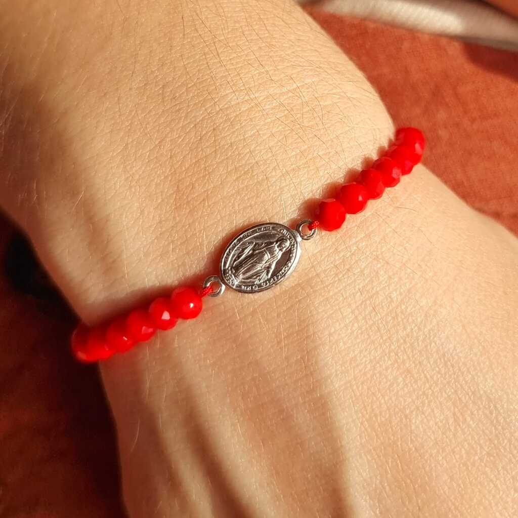 PULSERA PROTECCIÓN VIRGEN DE LOS RAYOS - Magnolia Joyas