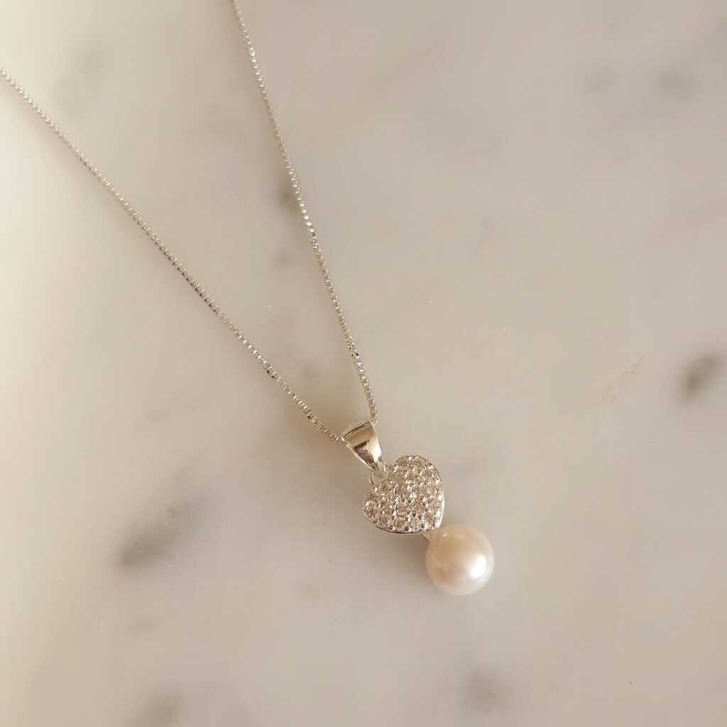 COLLAR LOVE PLATA 925 - Magnolia Joyas