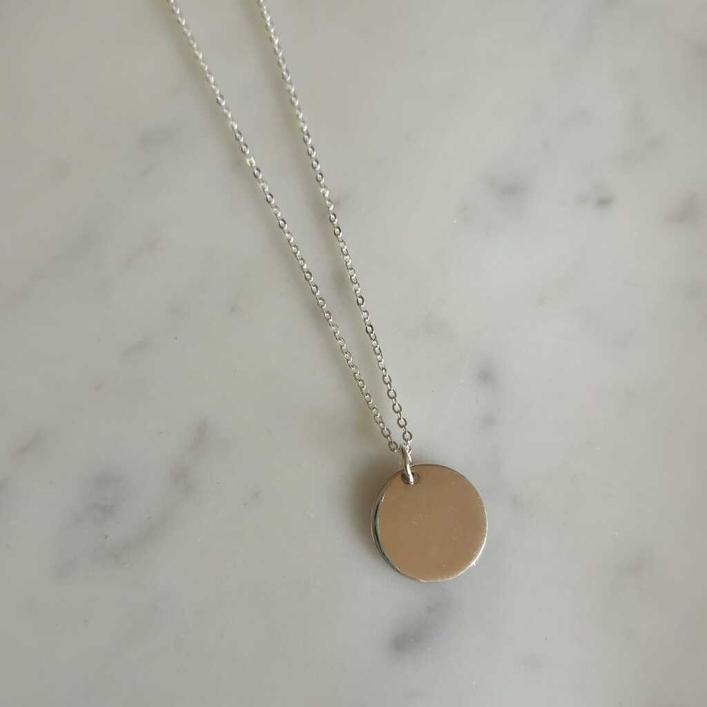 COLLAR MEDALLA M PLATA 925