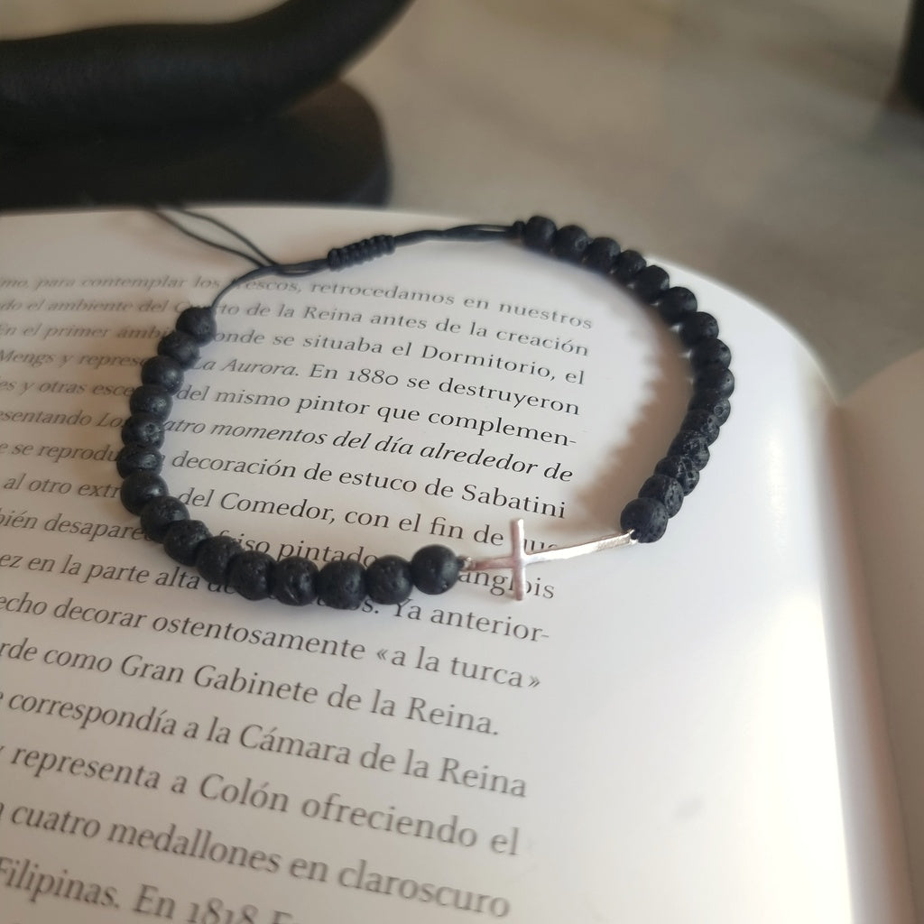 PULSERA CRUZ - Magnolia Joyas