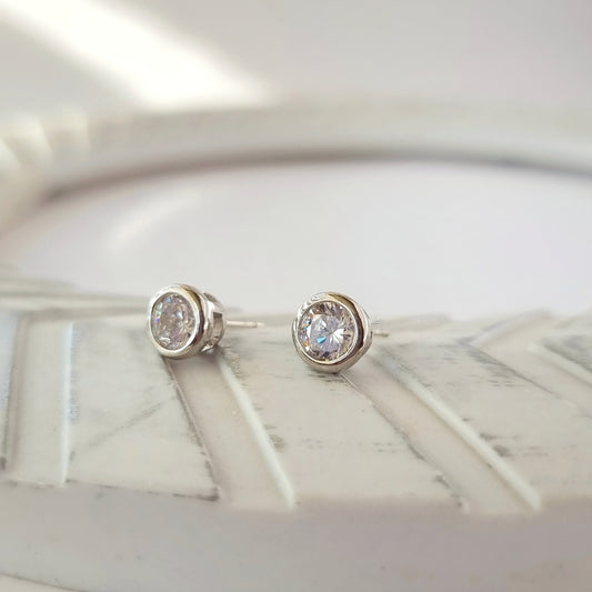 AROS PUNTO LUZ BLANCO - Magnolia Joyas