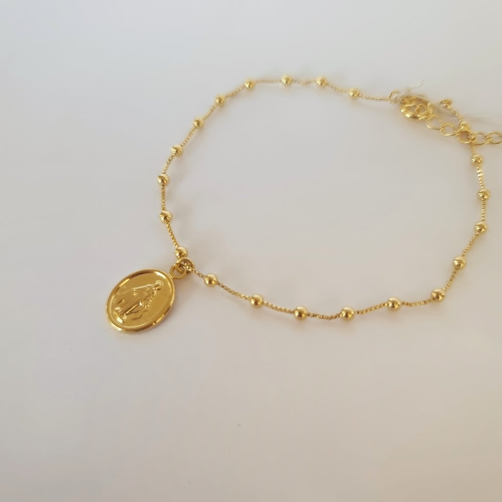 PULSERA VIRGEN DE LOS RAYOS - Magnolia Joyas