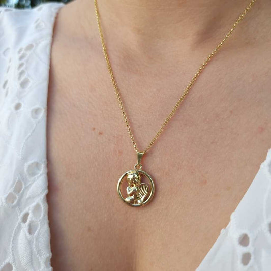 COLLAR ÁNGEL DE LA GUARDA - Magnolia Joyas