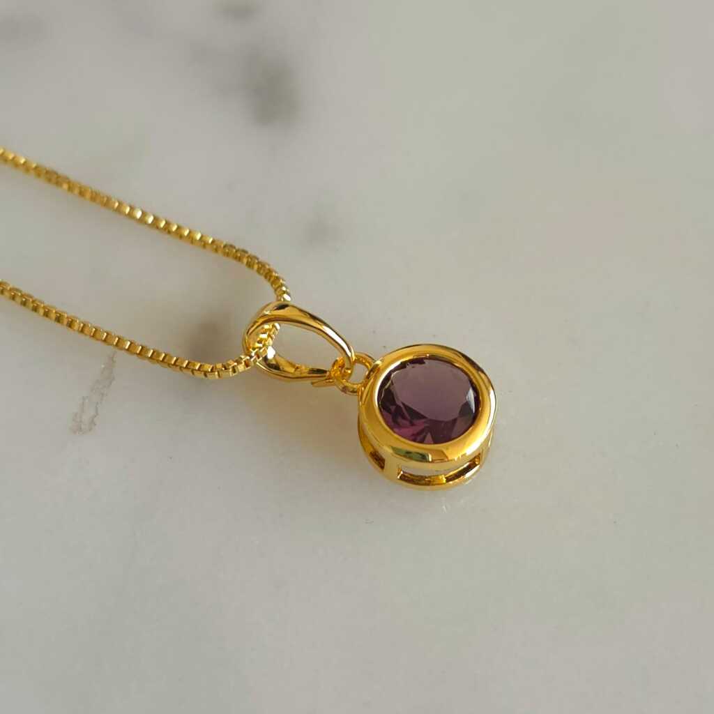 COLLAR PUNTO LUZ COLORES - Magnolia Joyas