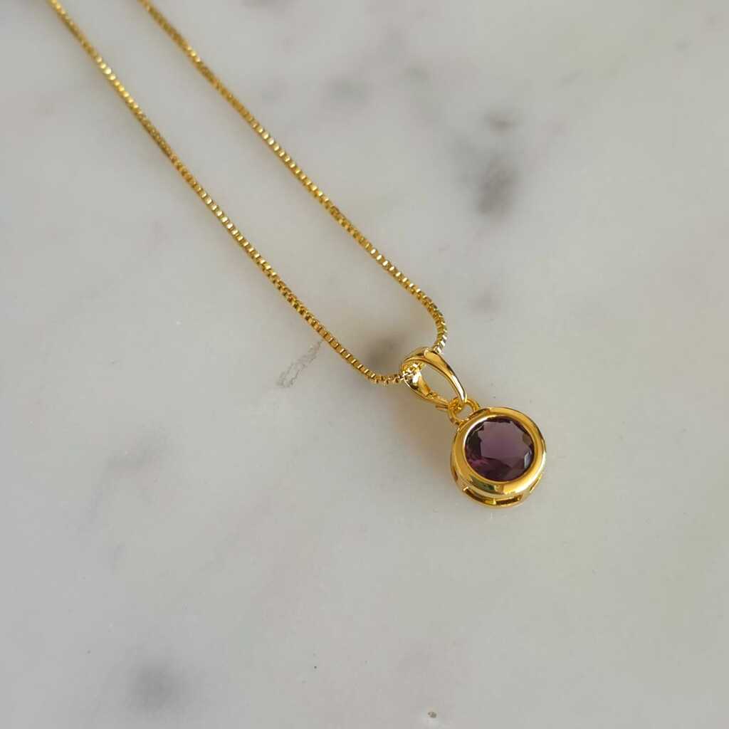 COLLAR PUNTO LUZ COLORES - Magnolia Joyas