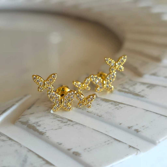 AROS MARIPOSA - Magnolia Joyas
