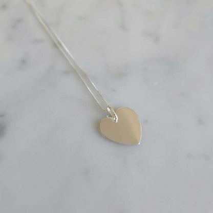 COLLAR CORAZÓN PLATA 925 - Magnolia Joyas