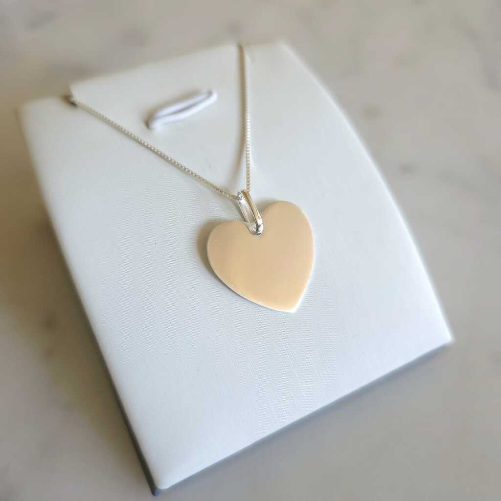 COLLAR CORAZÓN PLATA 925 - Magnolia Joyas