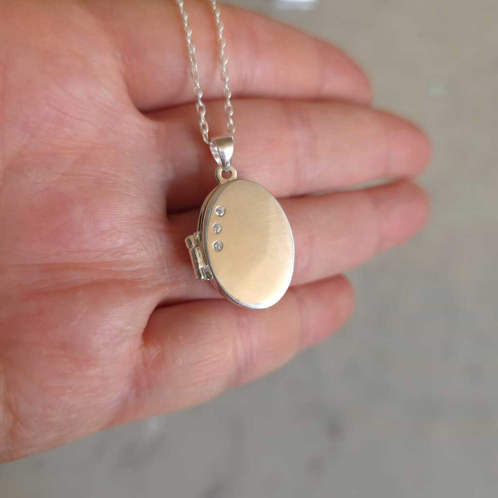 RELICARIO PLATA 925 - Magnolia Joyas