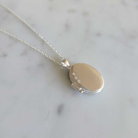 RELICARIO PLATA 925 - Magnolia Joyas