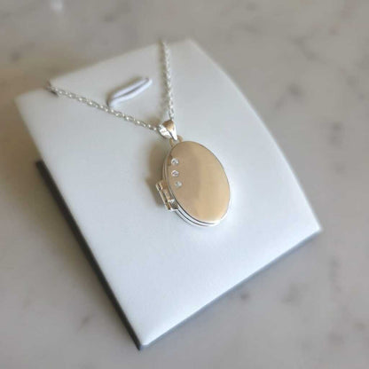 RELICARIO PLATA 925 - Magnolia Joyas