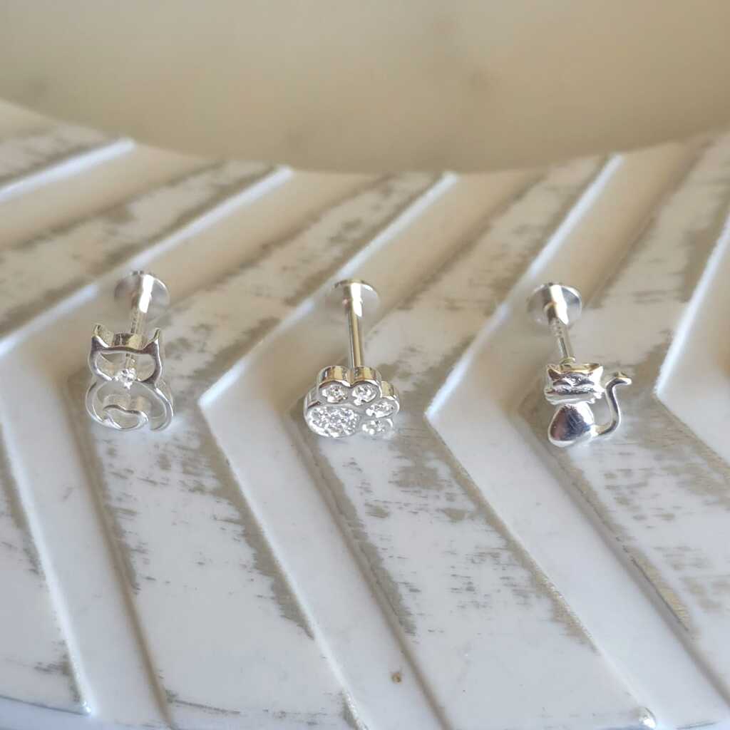 AROS PUPI PLATA 925 - Magnolia Joyas