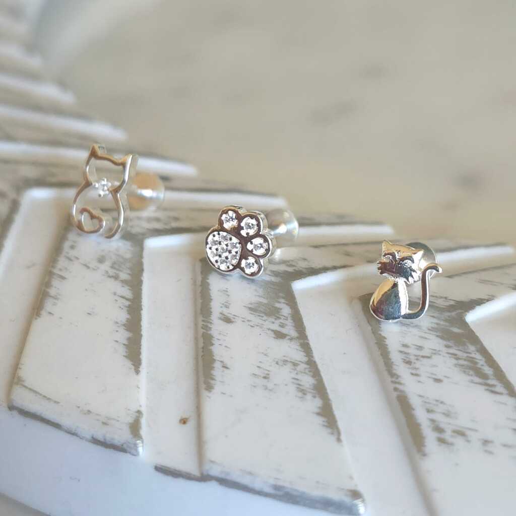 AROS PUPI PLATA 925 - Magnolia Joyas