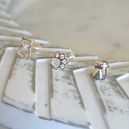 AROS PUPI PLATA 925 - Magnolia Joyas