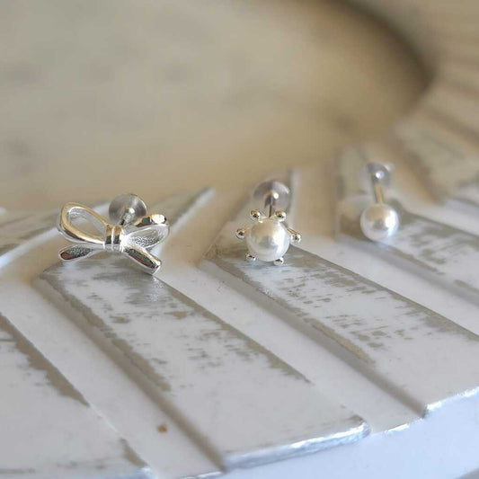 AROS TERE PLATA 925 - Magnolia Joyas