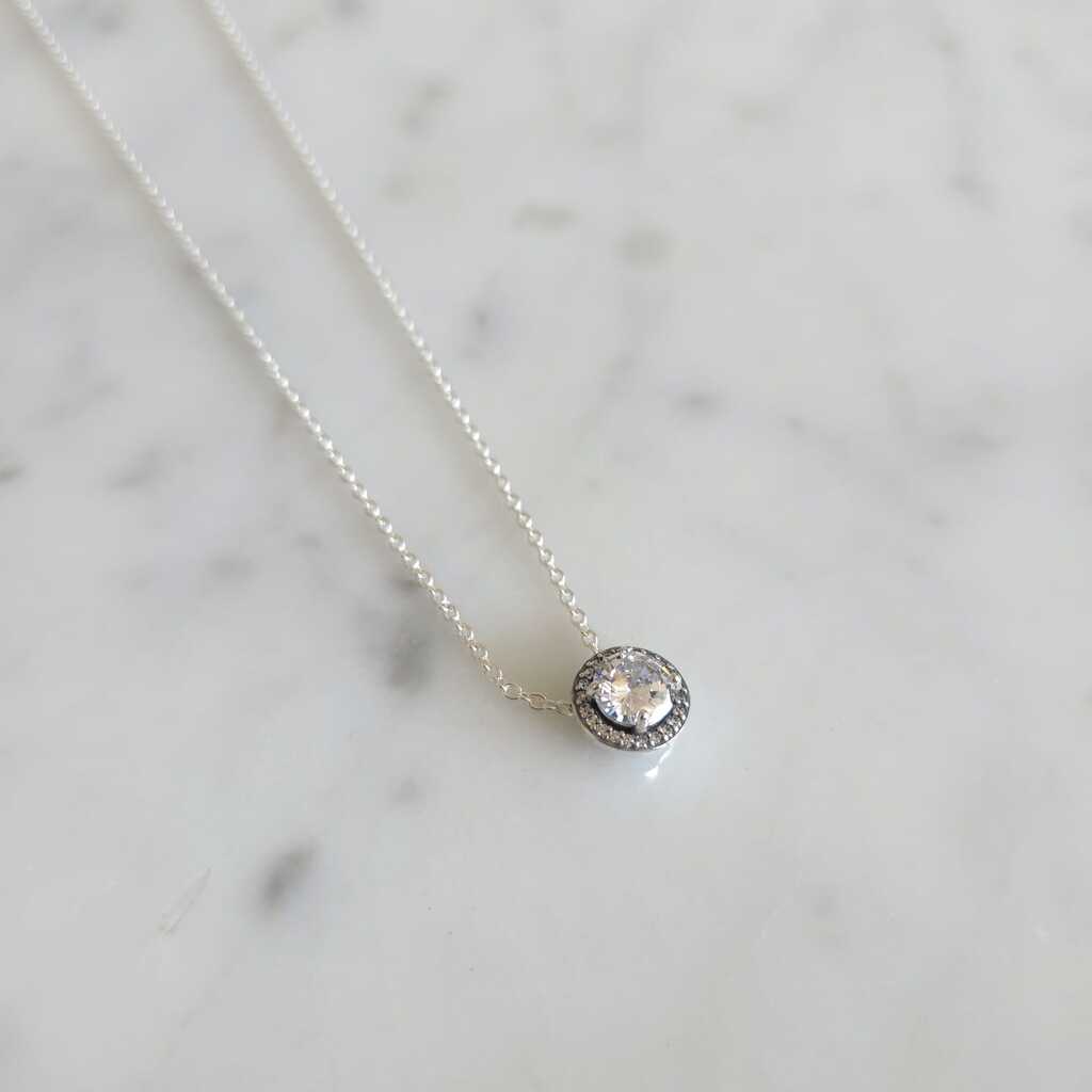 COLLAR DESTELLO PLATA 925 - Magnolia Joyas