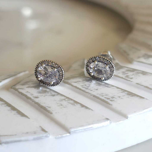 AROS DIANA PLATA 925 - Magnolia Joyas