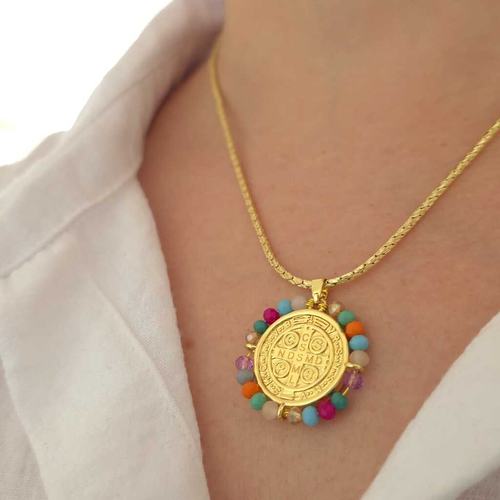 COLLAR SAN BENITO MULTICOLOR - Magnolia Joyas