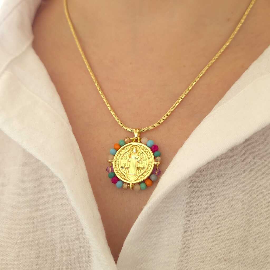 COLLAR SAN BENITO MULTICOLOR - Magnolia Joyas
