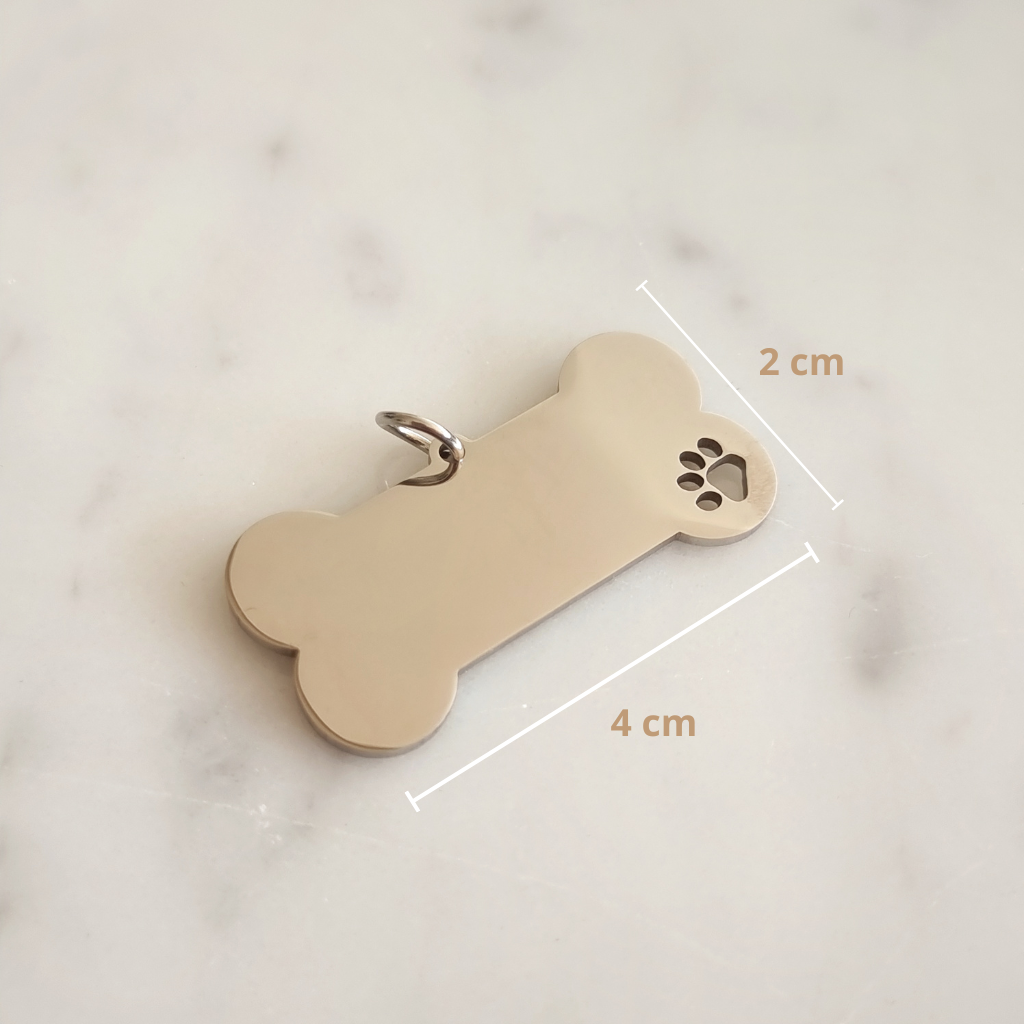 PLACA DE IDENTIFICACIÓN PARA PERROS - Magnolia Joyas