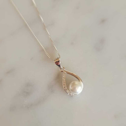 COLLAR GOTA PLATA 925