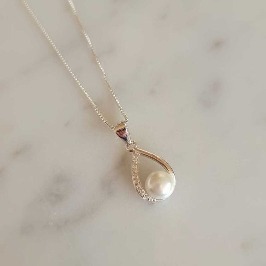 COLLAR GOTA PLATA 925