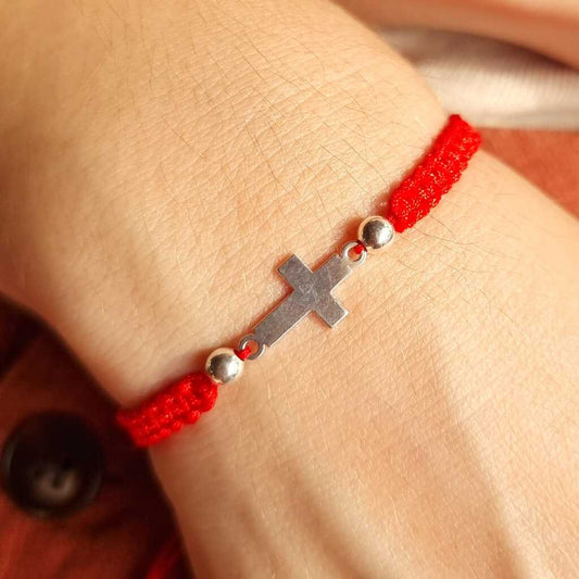 PULSERA PROTECCIÓN CRUZ 2 - Magnolia Joyas
