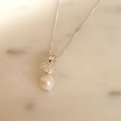 COLLAR LOVE PLATA 925 - Magnolia Joyas