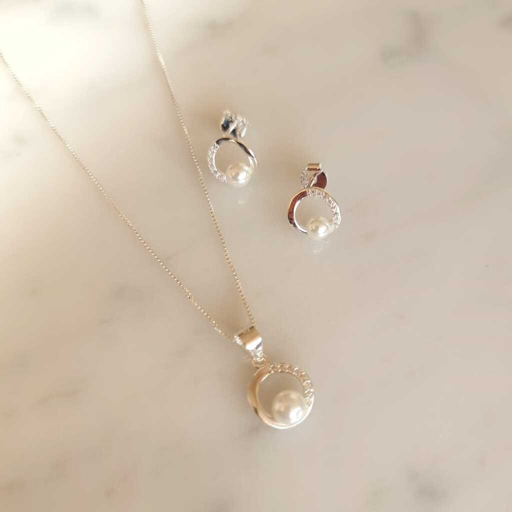 CONJUNTO MIA PLATA 925 - Magnolia Joyas