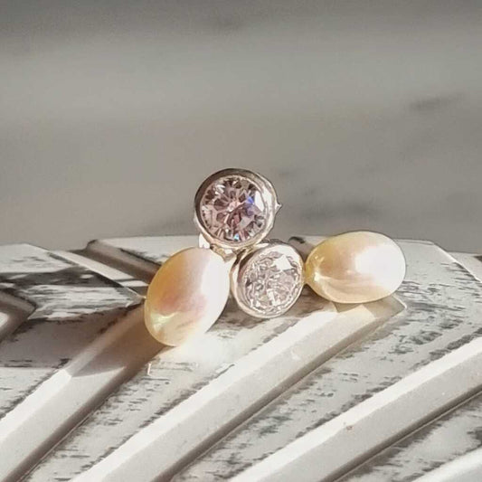AROS TRINI PLATA 925 - Magnolia Joyas