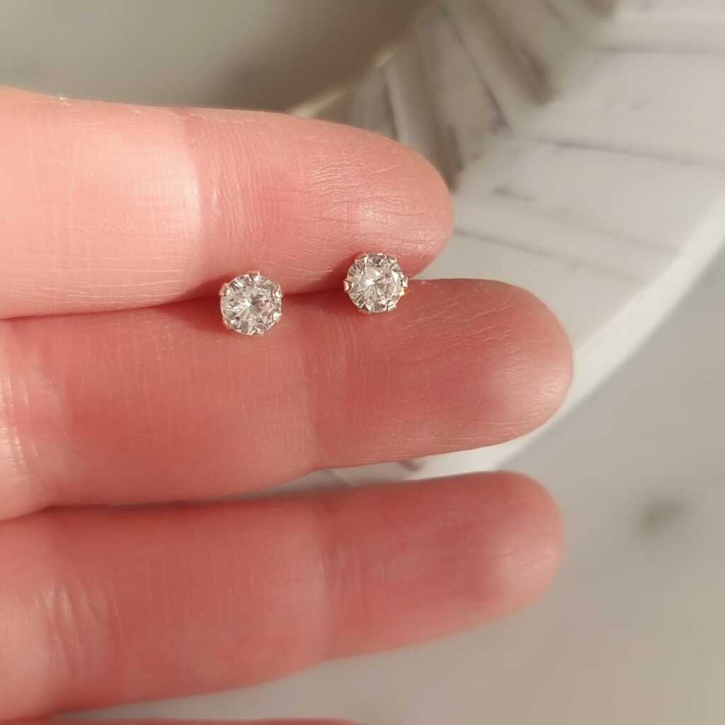 AROS CON TOPE PLATA 925 - Magnolia Joyas