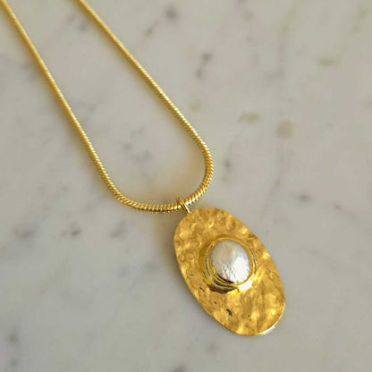 COLLAR ROSS PERLA BARROCA