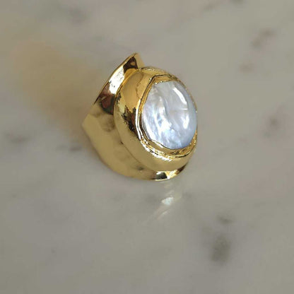 ANILLO PERLA BARROCA