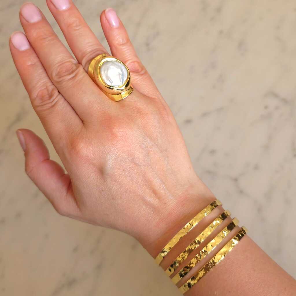 ANILLO PERLA BARROCA