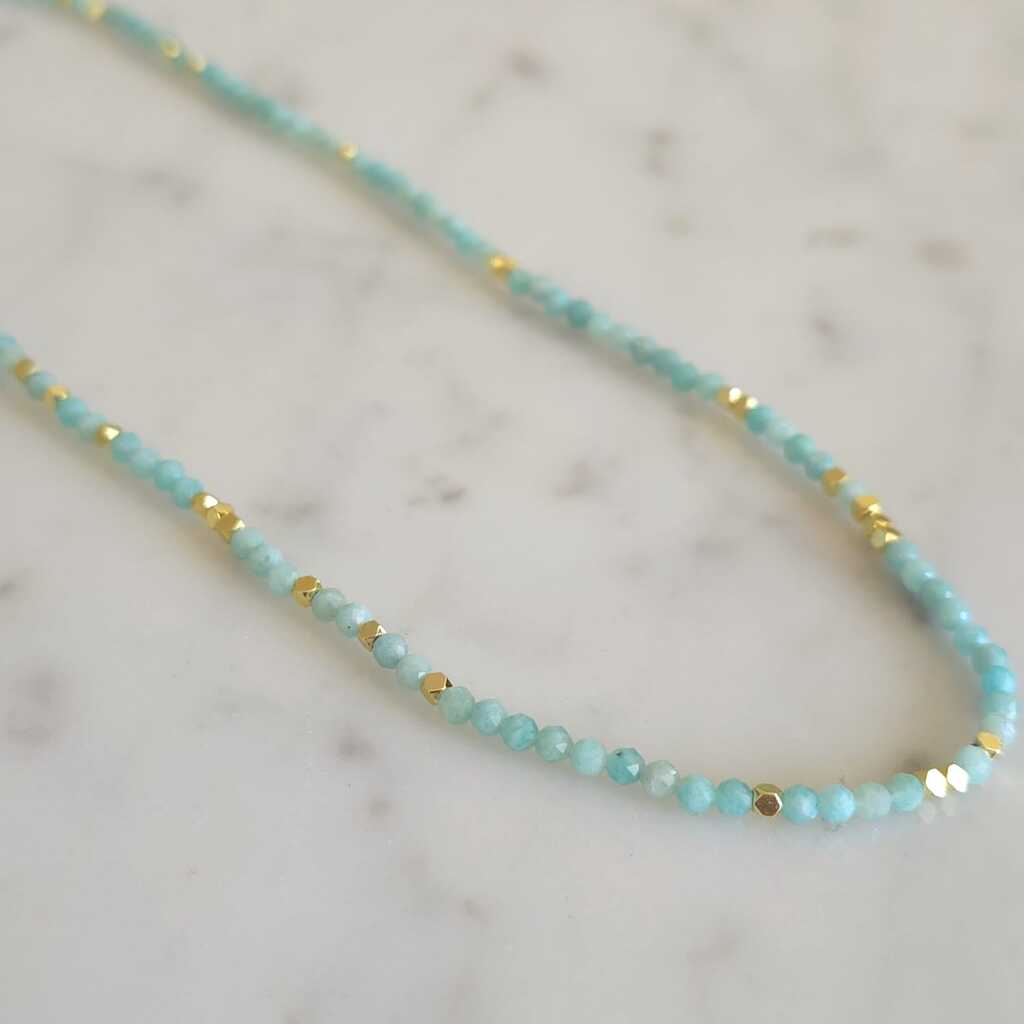 COLLAR AMAZONITA
