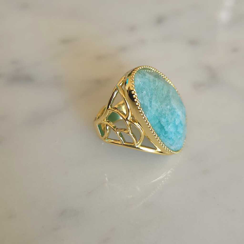 ANILLO AMAZONITA