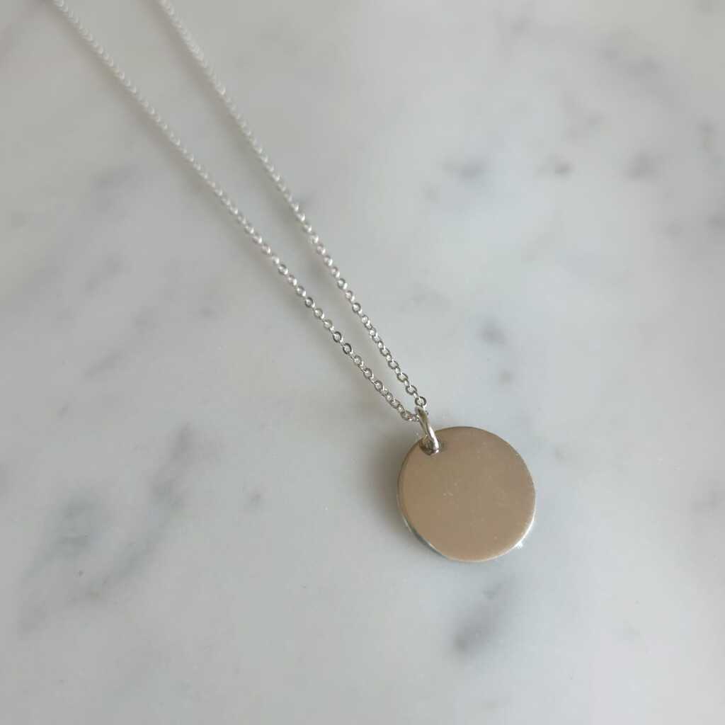 COLLAR MEDALLA M PLATA 925