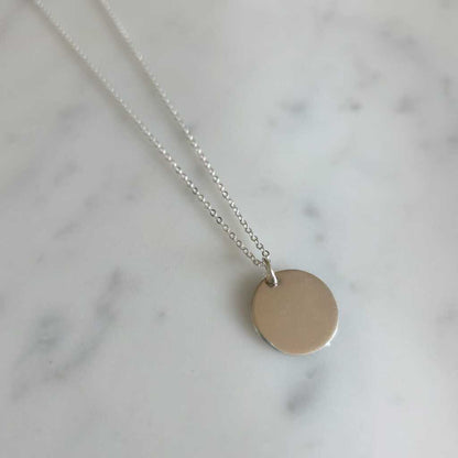 COLLAR MEDALLA M PLATA 925