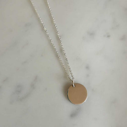COLLAR MEDALLA M PLATA 925