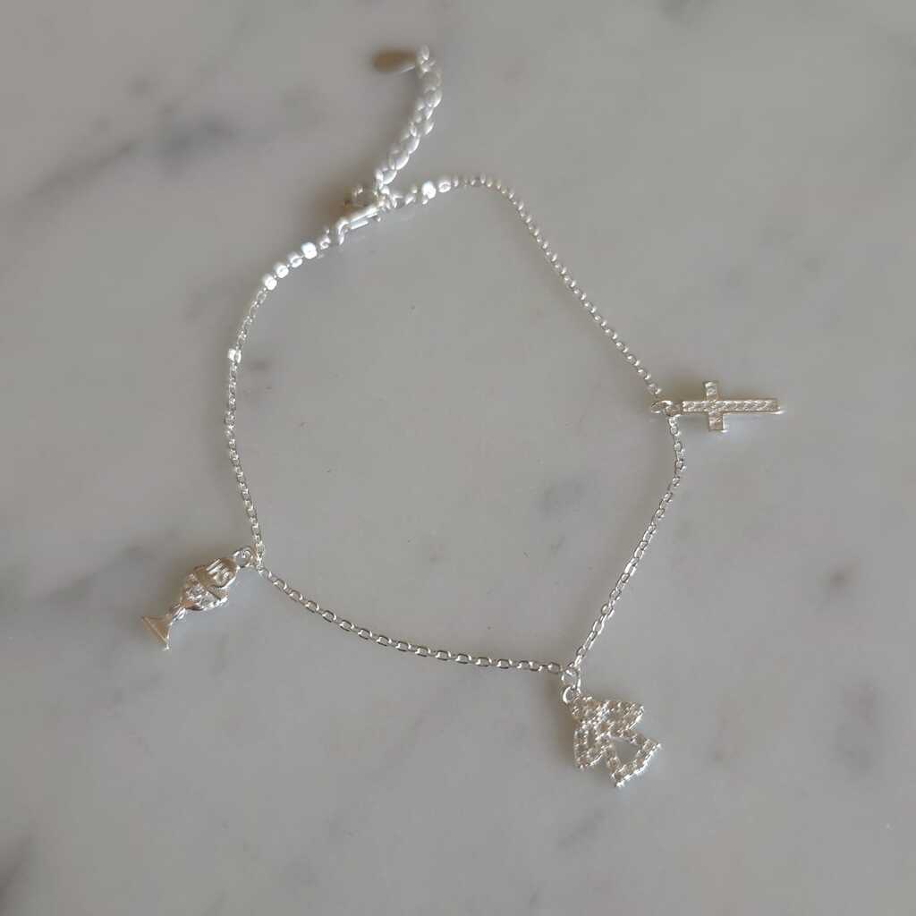 PULSERA COMUNIÓN PLATA 925