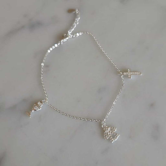 PULSERA COMUNIÓN PLATA 925