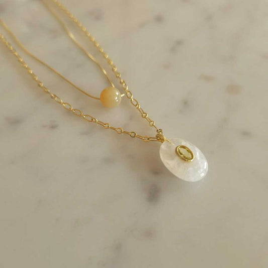 COLLAR DOBLE CUARZO